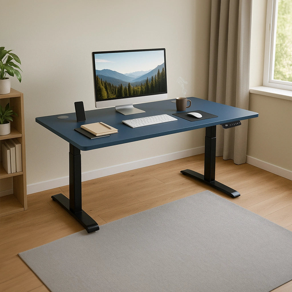 SmartLift Core - Pacific Blue - 2 Stage Adjustable Electric Standing Desk