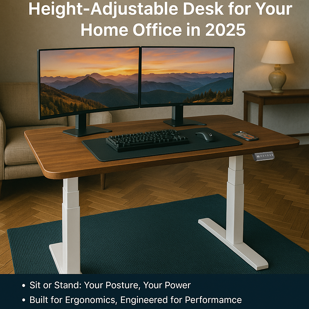 Height-Adjustable Desk for Your Home Office