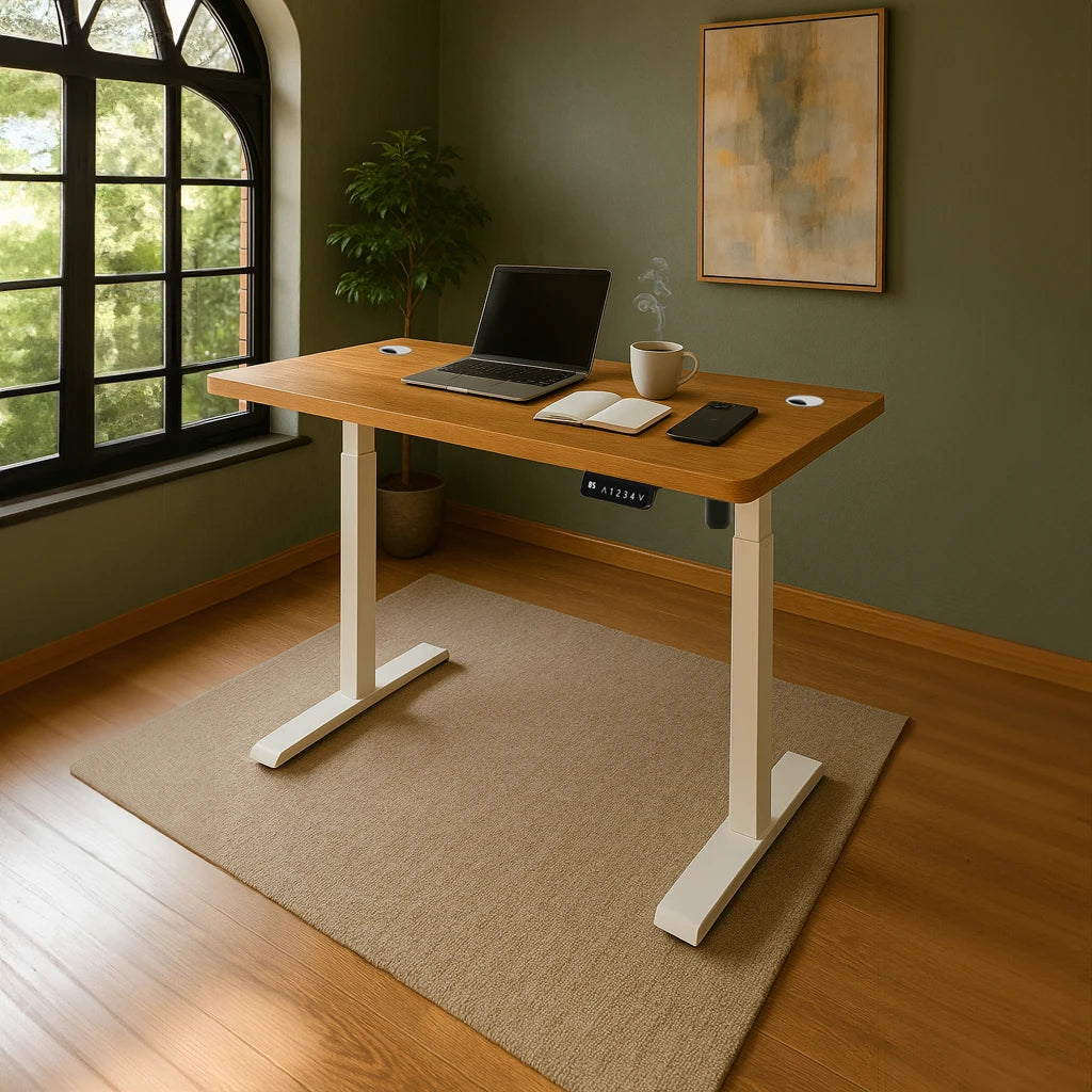 SmartLift Core - Bamboo - 2 Stage Adjustable Electric Standing Desk