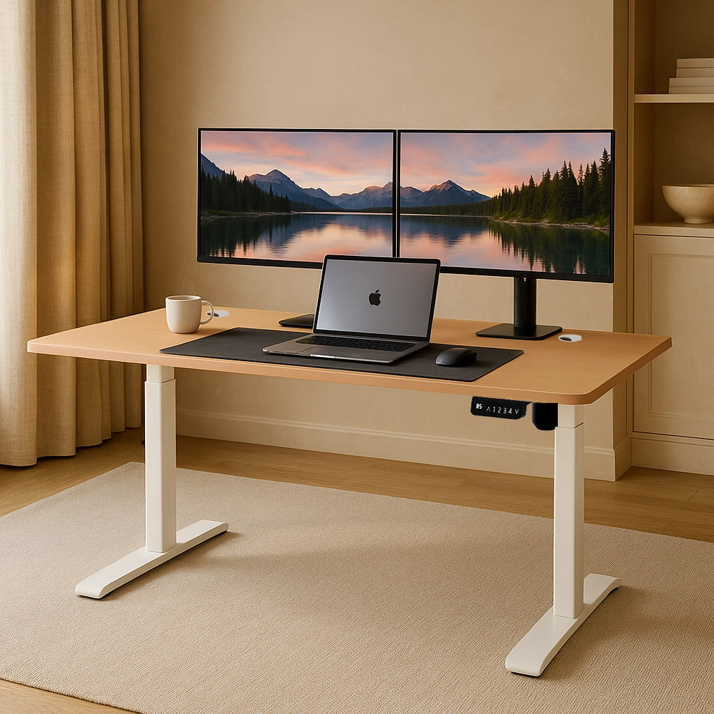 SmartLift Core - Latte - 2 Stage Adjustable Electric Standing Desk