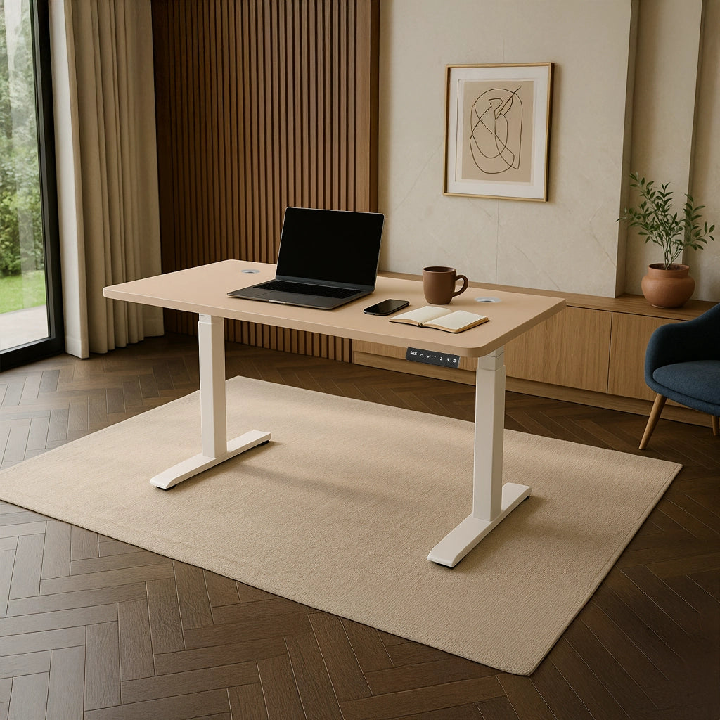 SmartLift Pro - Latte - 3 Stage Adjustable Electric Standing Desk