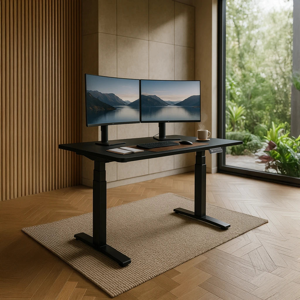 SmartLift Pro - Black - 3 Stage Adjustable Electric Standing Desk