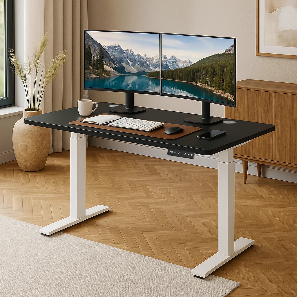 SmartLift Pro - Black - 3 Stage Adjustable Electric Standing Desk